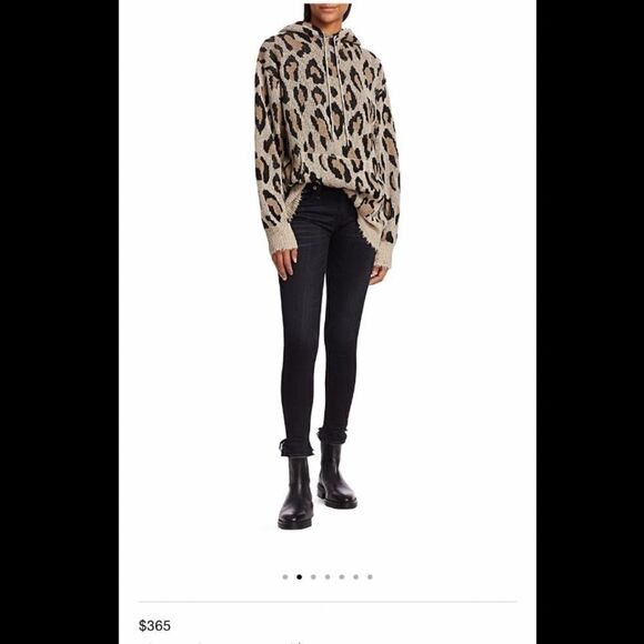 R13 Alison Skinny Stratford Black Size 25 - Picture 16 of 17